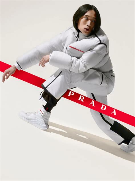 prada linea rossa logo png|PRADA LINEA ROSSA FALL/WINTER 2021 .